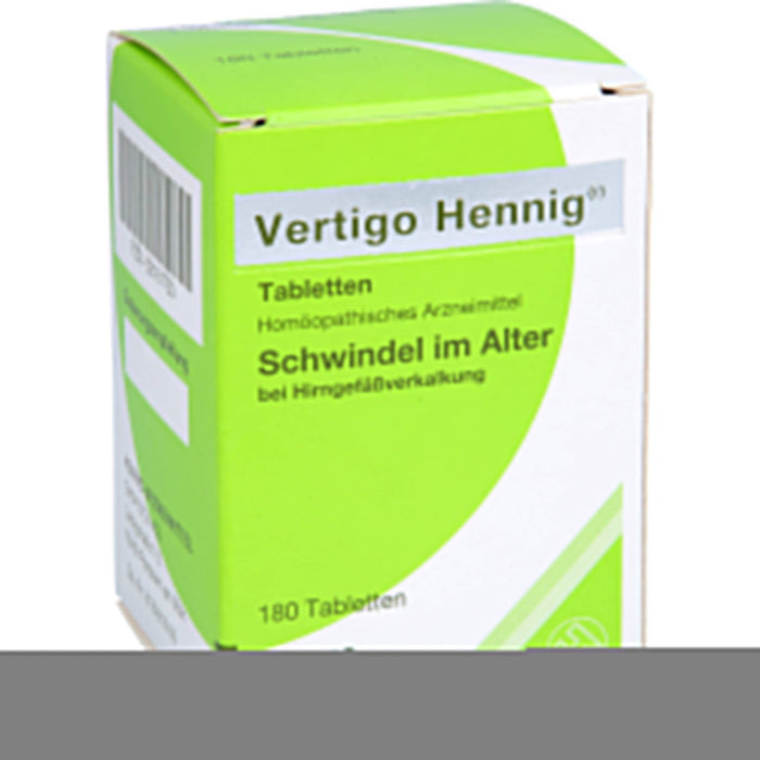 Vertigo Hennig Tabletten, 180 St. Tabletten