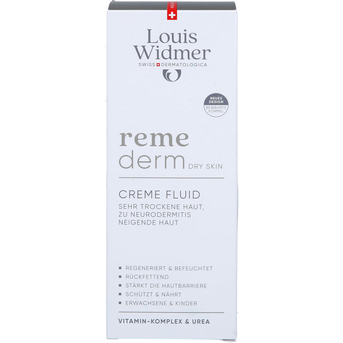 Louis Widmer remederm Creme Fluid für sehr trockene Haut, 200 ml Lösung