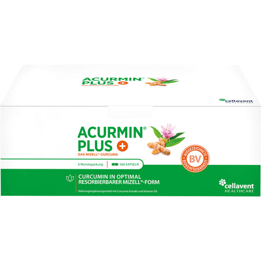 Acurmin Plus - Das Mizell-Curcuma Weichkapseln, 360 St. Kapseln