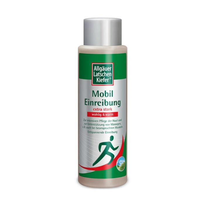 Allgäuer Latschenkiefer Einreibung extra stark - wohlig & warm, 250 ml Lösung