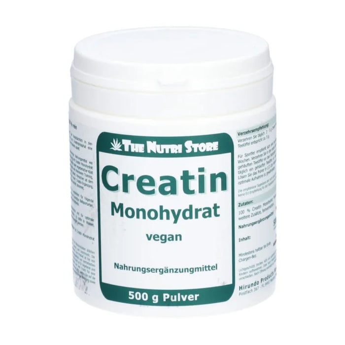 The Nutri Store Creatin Monohydrat 100% rein Pulver, 500 g Pulver
