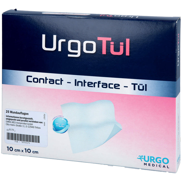 Urgotül Wundgaze 10 x 10 cm, 25 pc Gaze de plaie