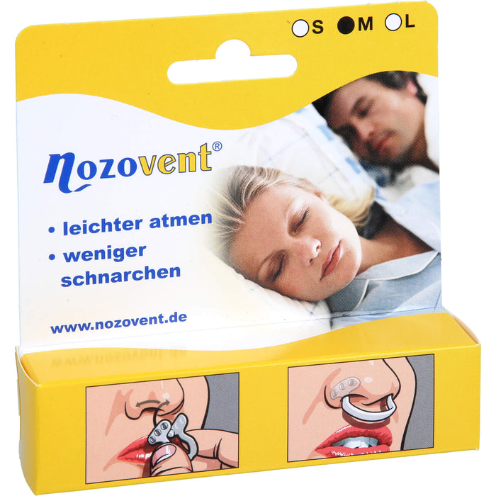 Nozovent Größe Medium Nasenklammer, 2 pc Dispositif