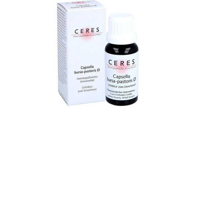 CERES Capsella bursa-pastorid ø Urtinktur, 20 ml Solution