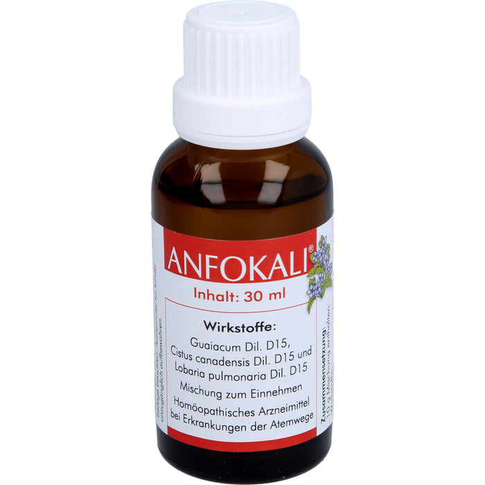 ANFOLKALI Tropfen bei Erkrankungen der Atemwege, 30 ml Solution