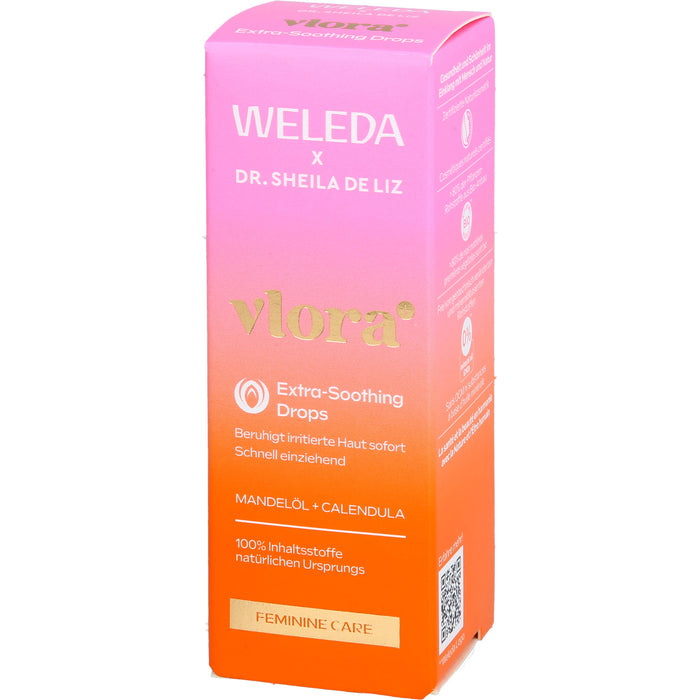WELEDA Vlora+ Extra-Soothing Drops Öl bei gestresster Intimhaut, Irritationen und Juckreiz, 30 ml Oil