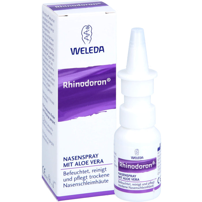 WELEDA Rhinodoron Nasenspray mit Aloe Vera, 20 ml Solution