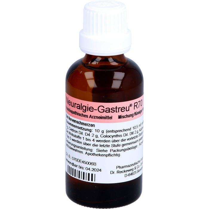 Neuralgie-Gastreu R70 Mischung bei Nervenschmerzen, 50 ml Solution