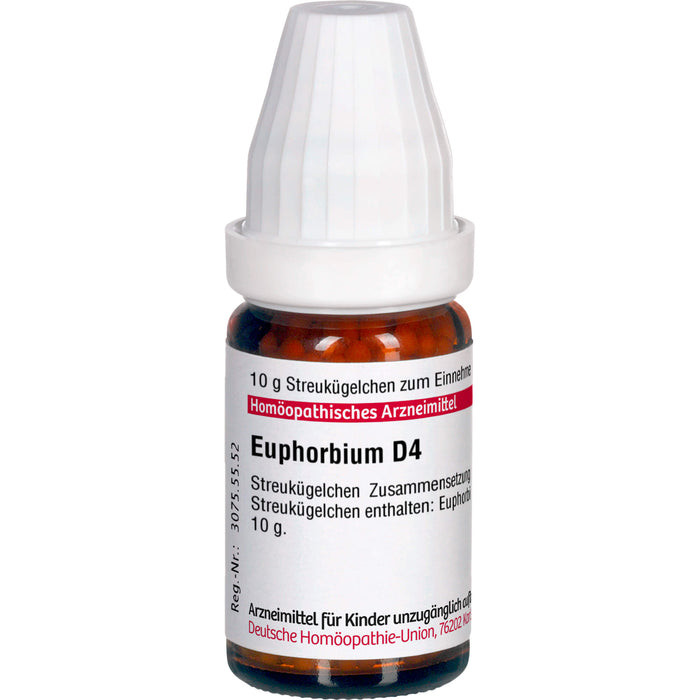 Euphorbium D4 DHU Globuli, 10 g Globules