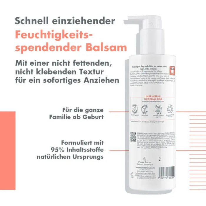 Avène XeraCalm Nutrition feuchtigkeitsspendender Balsam - für sehr trockene Haut, 400 ml Balm