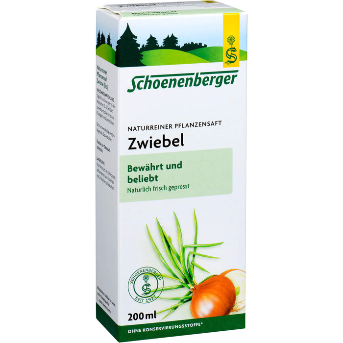 Schoenenberger Naturreiner Pflanzensaft Zwiebel, 200 ml Lösung