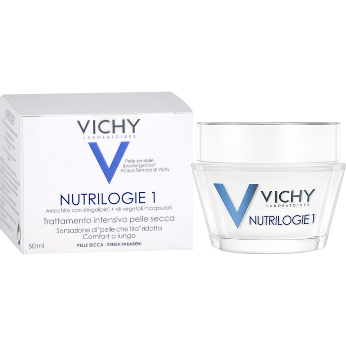 VICHY Nutrilogie 1 Intensiv-Aufbaupflege für trockene Haut, 50 ml Cream