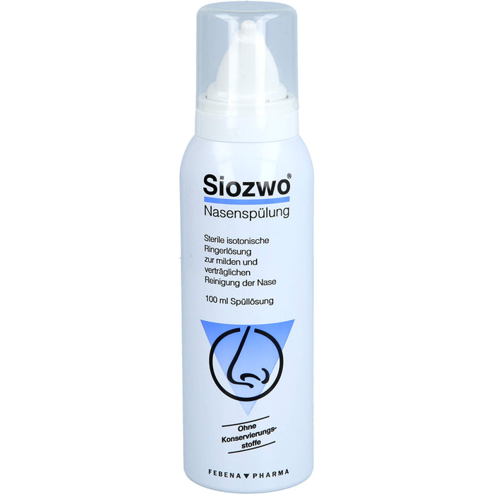 Siozwo  Nasenspülung, sterile isotonische Ringerlsg. (ohne Konservierungsstoffe), 100 ml Douche nasale