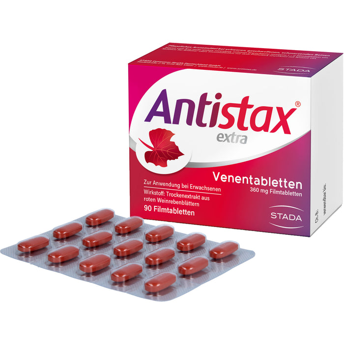 Antistax extra Venentabletten, 90 pc Tablettes