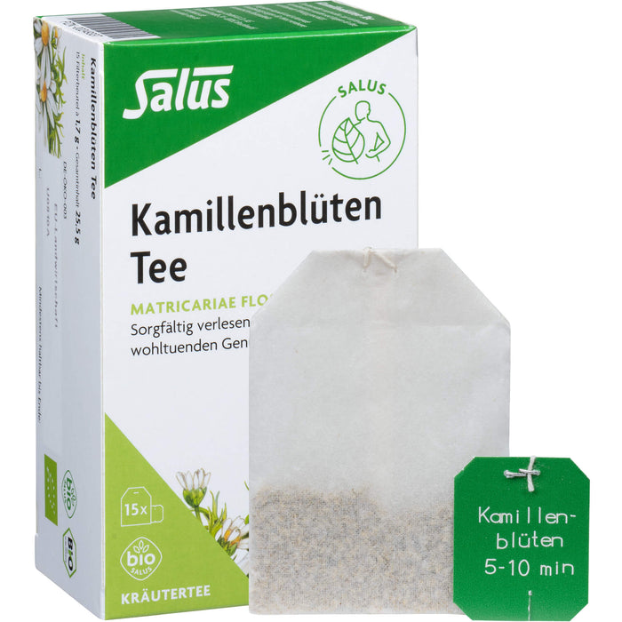 Salus Kamillenblüten Bio Tee Matricariae flos, 15 St. Filterbeutel