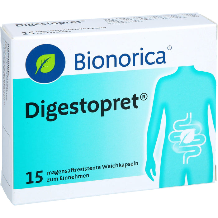 Digestopret Weichkapseln bei Darmbeschwerden, 15 pcs. Capsules
