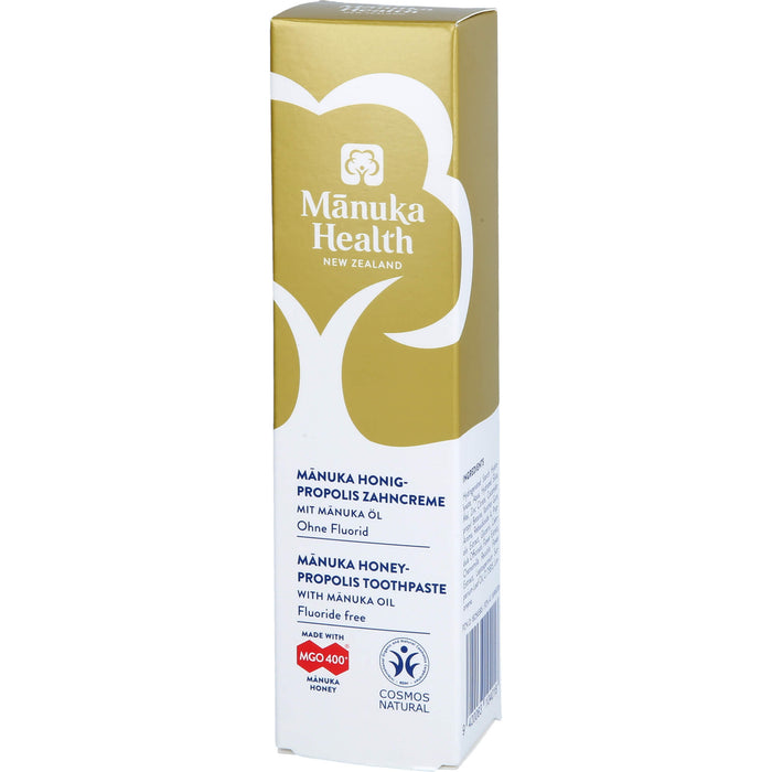 Manuka Health Manuka Honig-Propolis Zahncreme ohne Fluorid, 75 ml Toothpaste