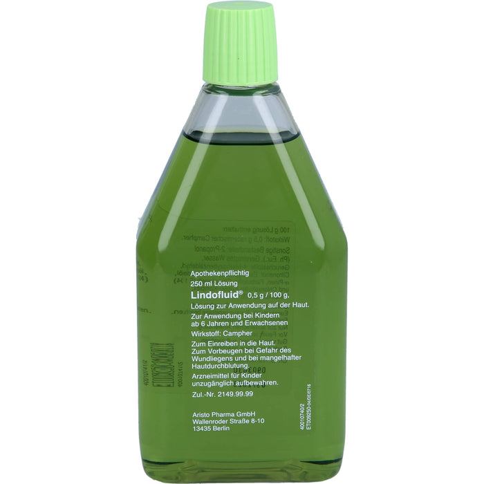 Lindofluid Lösung bei Gefahr des Wundliegens sowie mangelhafter Hautdurchblutung, 250 ml Solution