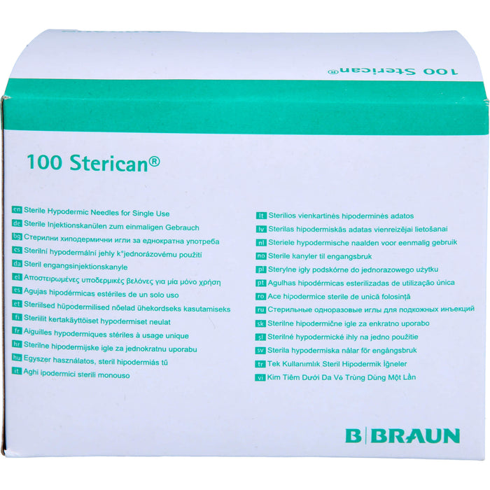 Sterican Einmalkanüle 18G 1,20 x 40 mm Kurzschliff, 100 St. Kanülen