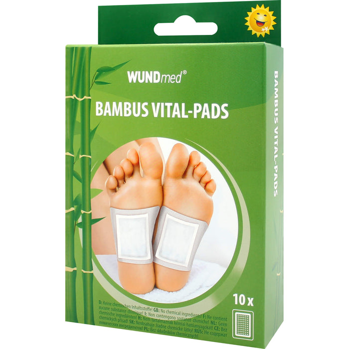 Bambuspflaster Vital-Pads Entgiftung+Vitalisierung, 10 pcs. Patch