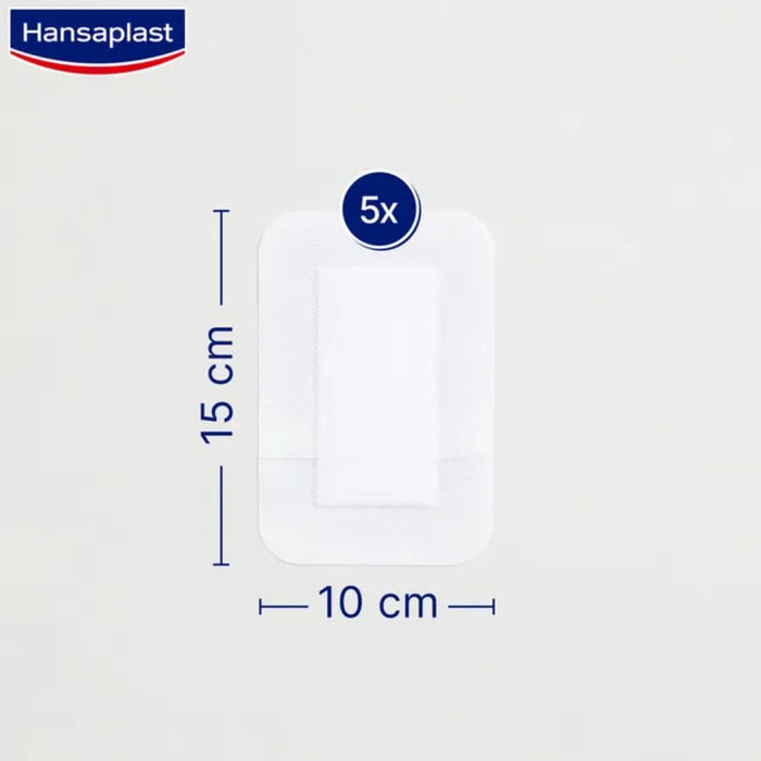 Hansaplast Wundverband Steril Sensitive 10x15cm, 5 pc Pansement