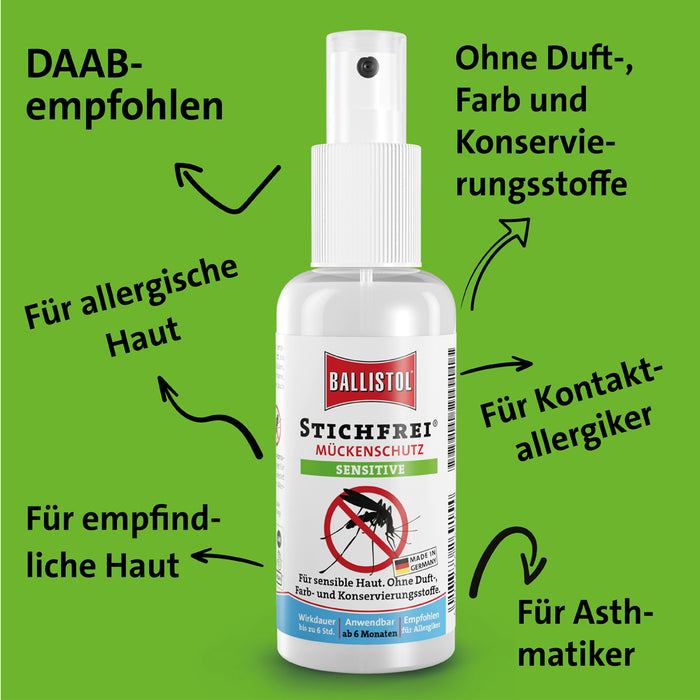 Ballistol Stichfrei Sensitiv, 100 ml Spray