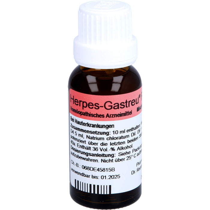 Herpes-Gastreu R68 Mischung bei Hauterkrankungen, 22 ml Solution