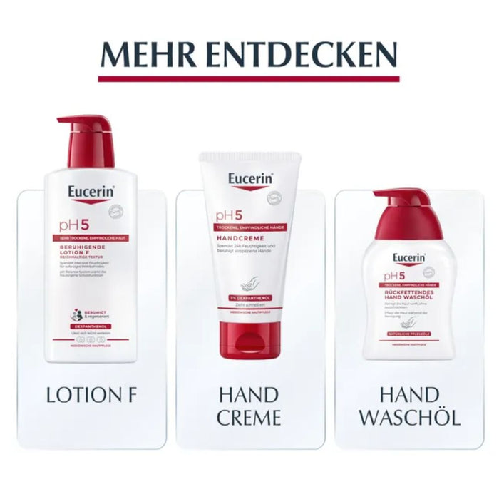 Eucerin pH5 Duschgel bewahrt die Schutzfunktion strapazierter Haut, 400 ml Gel