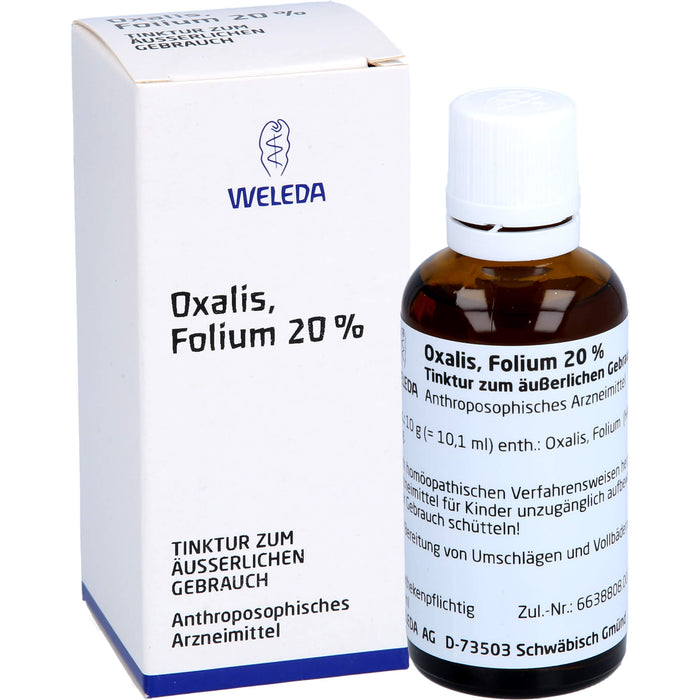 Oxalis Folium 20% äußerlich Weleda Tinktur, 50 ml TIN