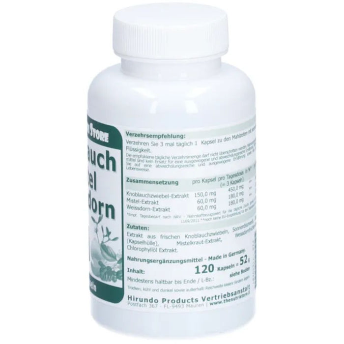 The Nutri Store Knoblauch Mistel Weissdorn Kapseln, 120 pcs. Capsules