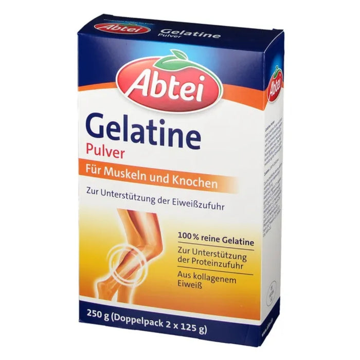 Abtei Gelatine Plus Pulver für Muskeln und Knochen, 250 g Pulver