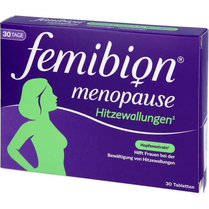 Femibion Menopause Hitzewallungen Tabletten, 30 pcs. Tablets