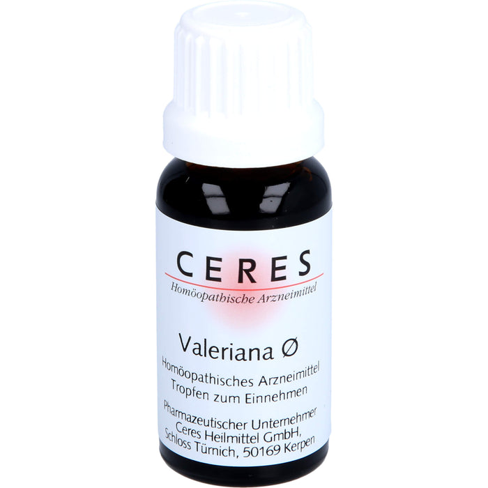 CERES Valeriana Urtinktur, 20 ml Solution