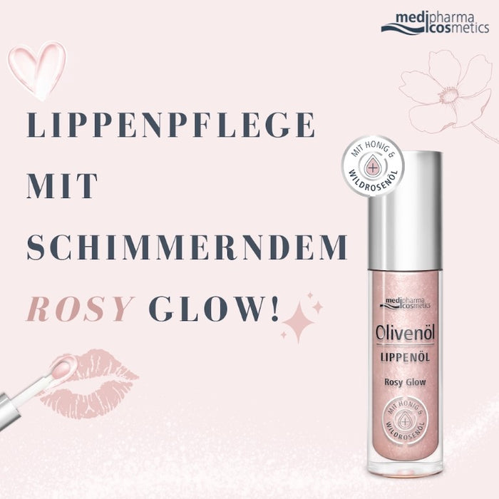 Olivenöl Lippenöl Rosy Glow, 4 ml, 4 ml Oil