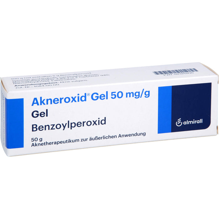 Akneroxid Gel 50 mg/g Aknetherapeutikum, 50 g Gel