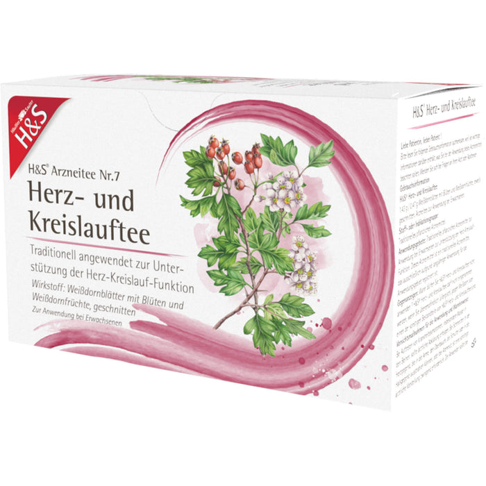 H&S Herz- und Kreislauftee Arzneitee Nr. 7, 20 St. Filterbeutel