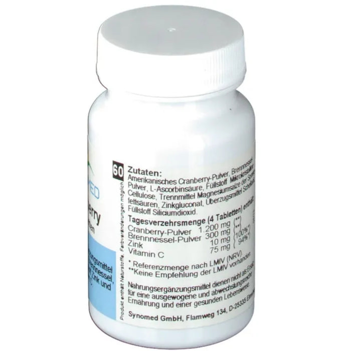 SYNOMED Cranberry Tabletten, 60 pcs. Tablets