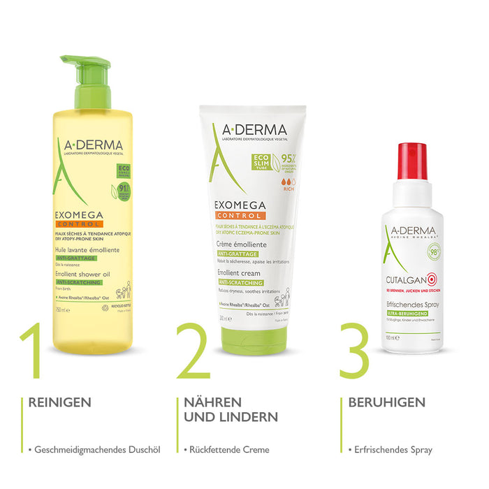 A-DERMA EXOMEGA Control Creme, 200 ml Cream