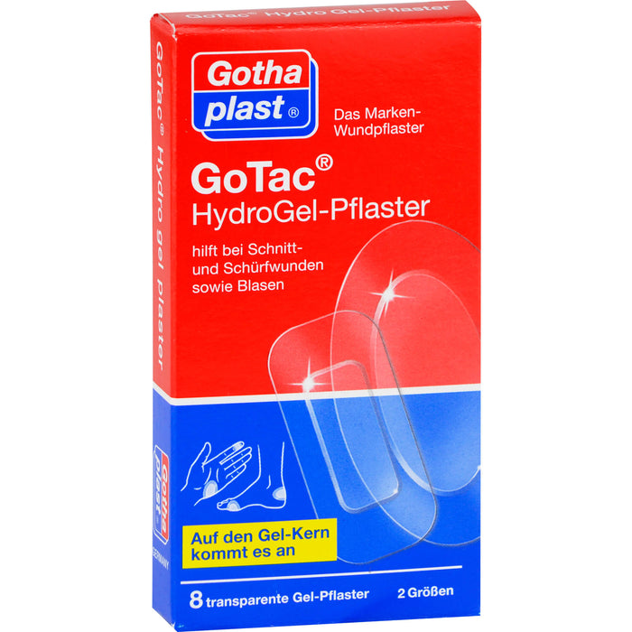 Gothaplast GoTac Hydro Gel-Pflaster, 8 pcs. Patch