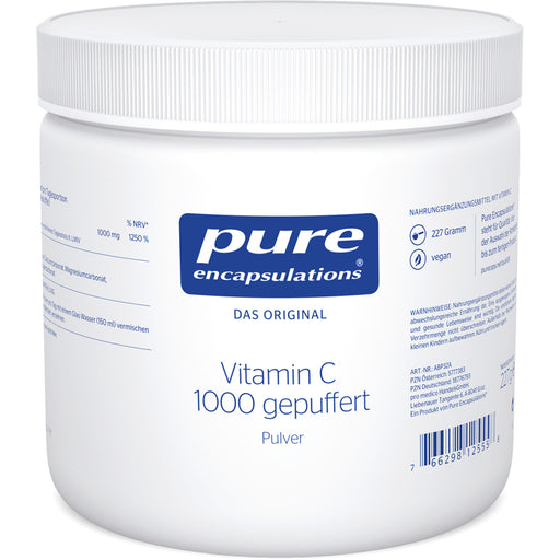 Pure Encapsulations Vitamin C 1000 gepuffert Pulver, 227 g Pulver