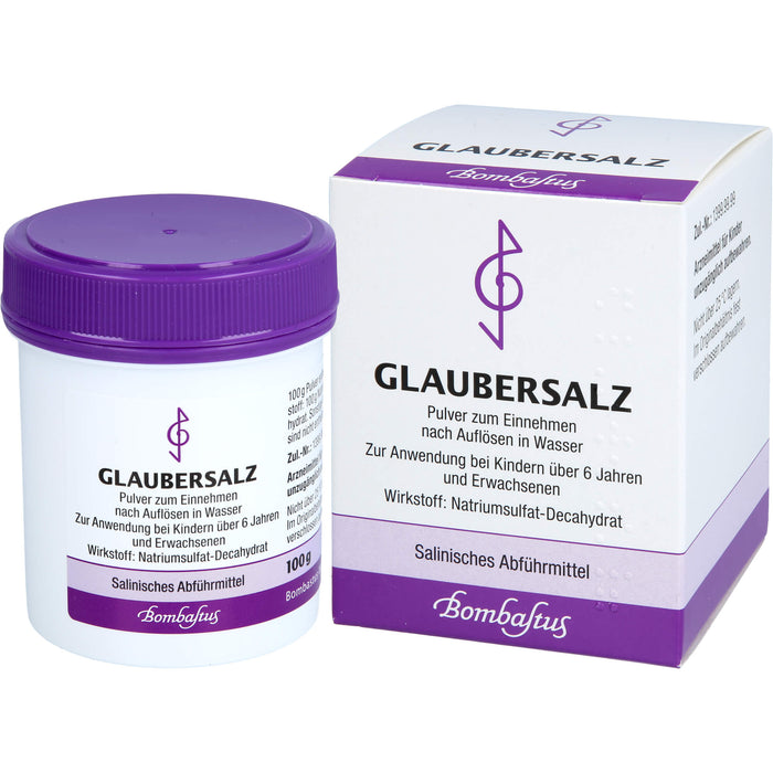 Bombastus Glaubersalz, 100 g Pulver