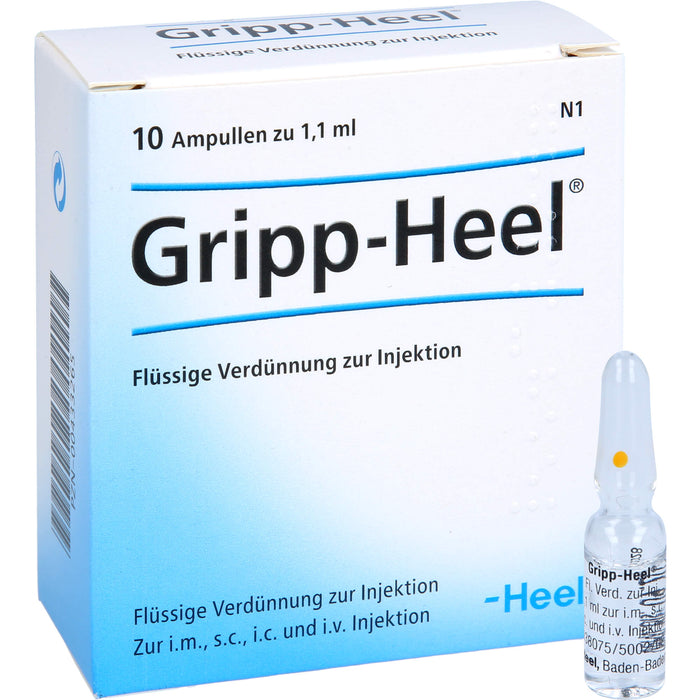 Gripp-Heel flüssige Verdünnung, 10 pc Ampoules