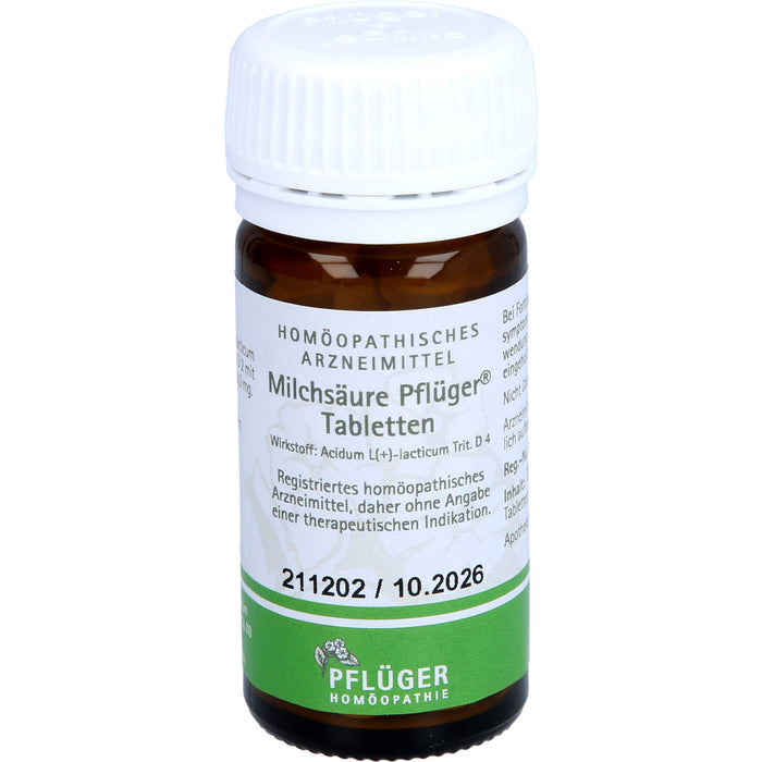 Pflüger Milchsäure Tabletten, 100 pcs. Tablets