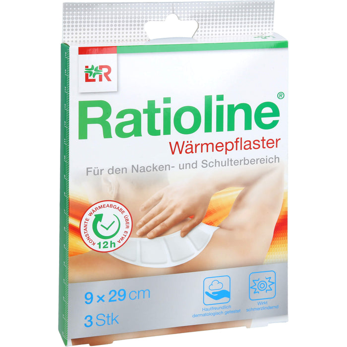 Ratioline Wärmepflaster Nacken / Schulter 29 x 9 cm, 3 pcs. Patch