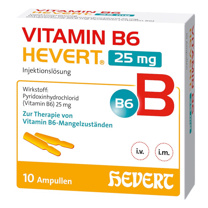 Vitamin B6 Hevert 25 mg, 10 St. Ampullen