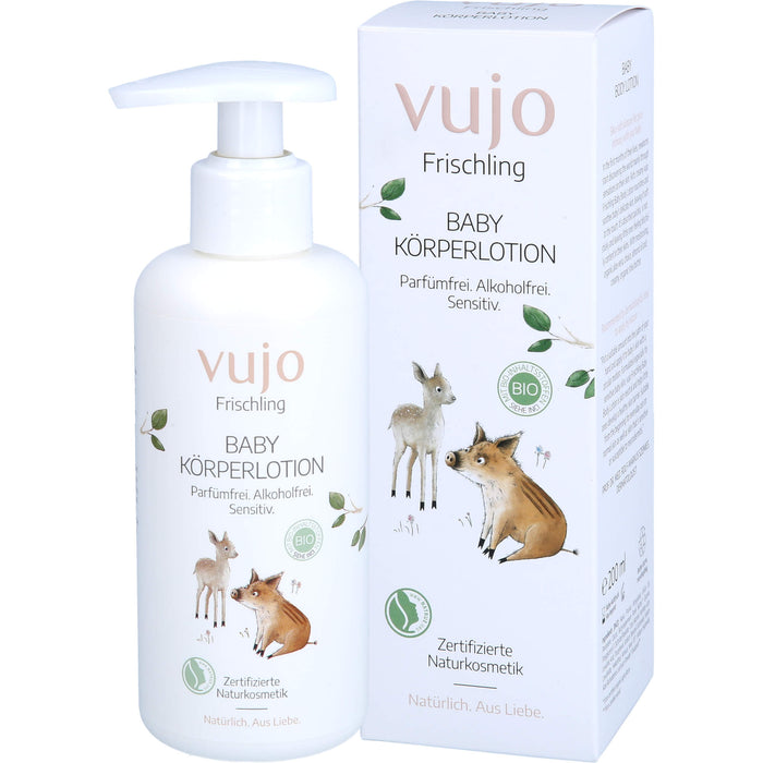 Vujo Frischling Baby Körperlotion, 200 ml Lotion