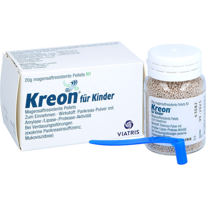 Kreon  für Kinder, Magensaftresistente Pellets, 20 g Powder