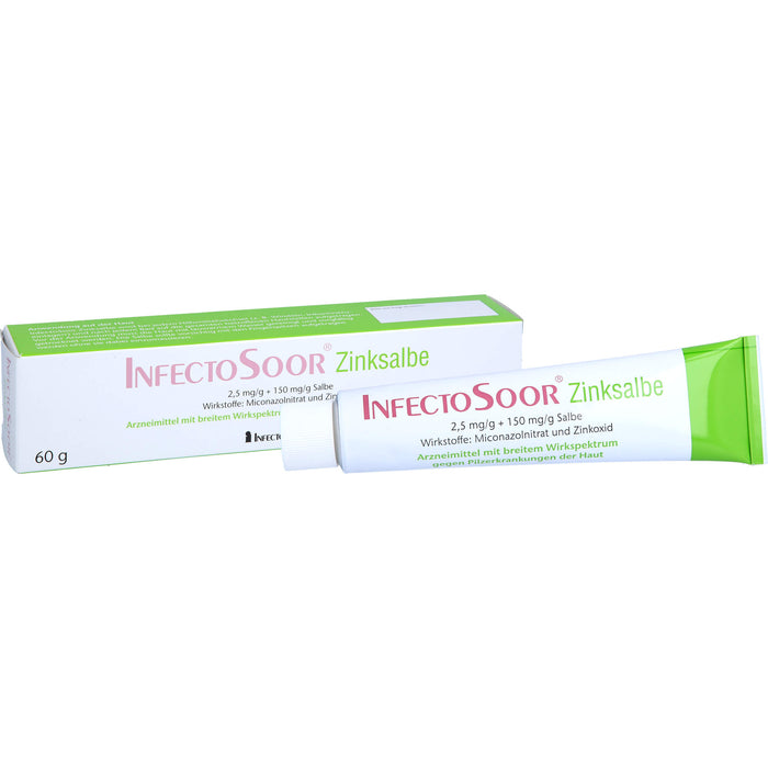 InfectoSoor Zinksalbe, 2,5 mg/g + 150 mg/g Salbe, 60 g Ointment