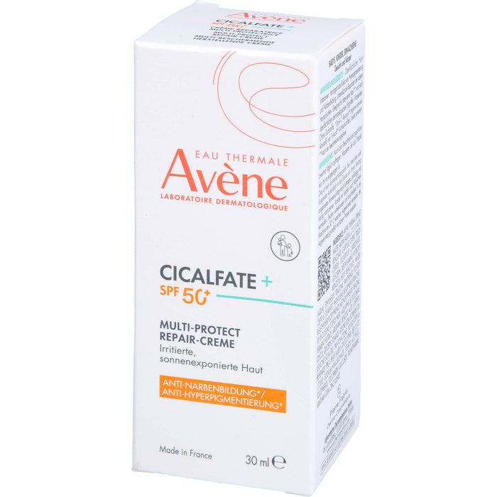 Avène Cicalfate Multi-Protect Repair-Creme SPF 50+ bei irritierter, sonnenexponierter Haut, 30 ml Cream