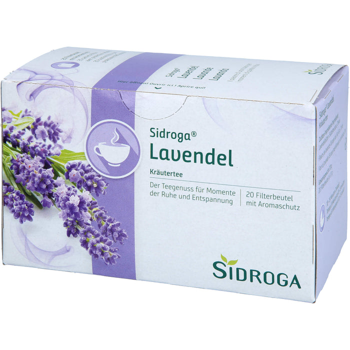 Sidroga Lavendeltee für Momente der Ruhe und Entspannung, 20 St. Filterbeutel